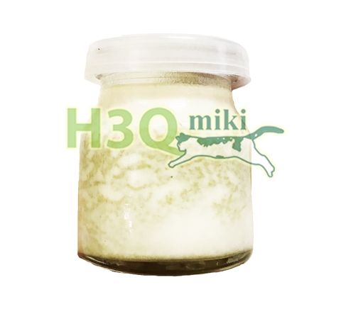 H3Q Miki Low-Sugar Green Tea Yogurt made from New Zealand dairy 50g Jar