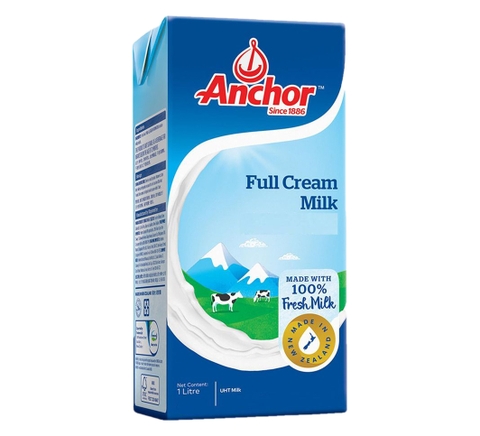 Anchor Full Cream New Zealand Fresh Milk 1L Carton