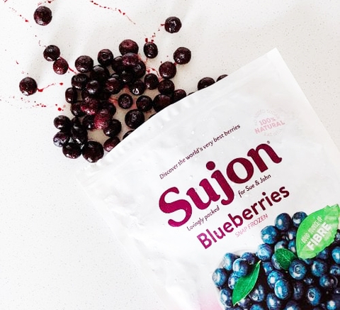 New Zealand Sujon Frozen Blueberries 1kg Pack