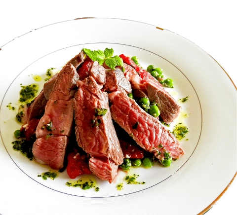 Grilled Australian/New Zealand Lamb Leg Steak