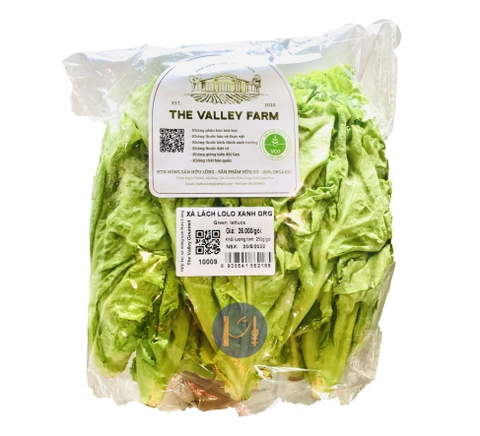 The Valley Farm's Organic Looseleaf Lettuce (Lang Son) 250g Pack