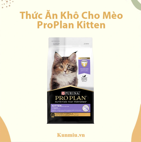 Thức ăn khô cho mèo ProPlan Kitten