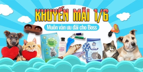 Khuyến mãi đặc biệt ngày Quốc tế thiếu nhi 1/6 cho Boss