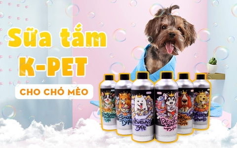 Công dụng sữa tắm cho chó mèo K PET 500ml