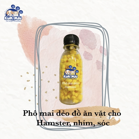 Phô mai dẻo đồ ăn vặt cho Hamster, nhím, sóc