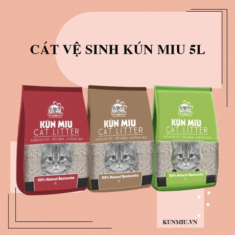 Cát vệ sinh Kún Miu 5L