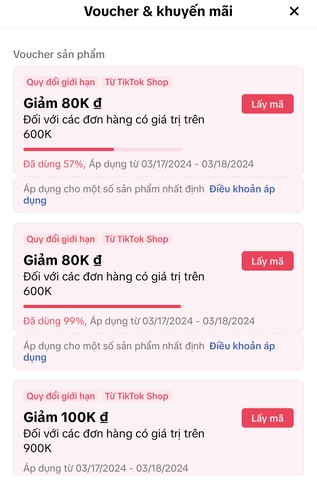 TIKTOKSHOP TUNG MÃ DUY NHẤT 17/3