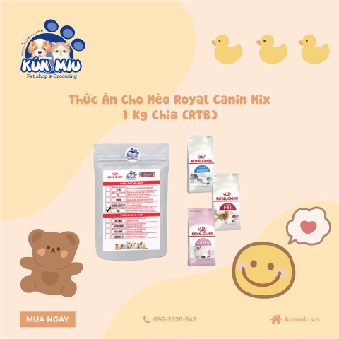 Thức ăn cho mèo Royal Canin Mix - 1 kg chia (RTB)