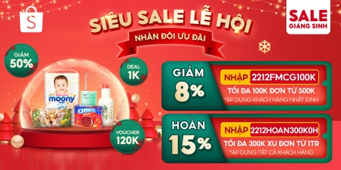 SHOPEE SIÊU SALE 22.12