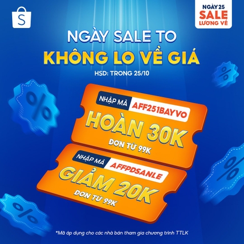 SHOPEE MỪNG LƯƠNG VỀ