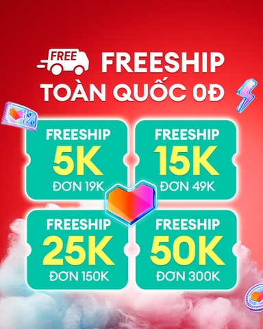 LAZADA FREESHIP CỰC ĐÃ