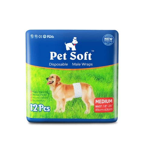 Bỉm Vệ Sinh Cho Chó Đực Pet Soft