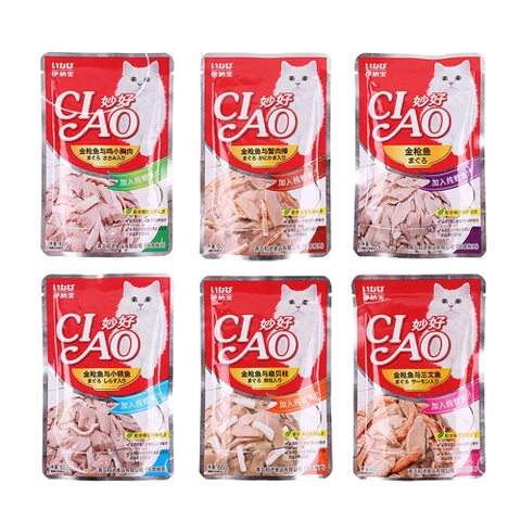 Pate cho mèo Inaba Ciao gói 60gr