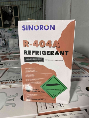 Gas lạnh R404A (Net 10.9 kg) Sinoron