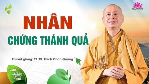 GIÚP NGƯỜI HƯỚNG VỀ GIÁC NGỘ- TT. TS Thích Chân Quang (Trích bài NHÂN QUẢ SÂU XA tại Chùa Từ Quang- Cà Mau, 30/05/2010)