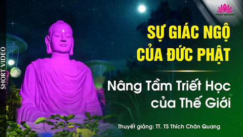 NÂNG TẦM TRIẾT HỌC CỦA THẾ GIỚI- TT. TS. Thích Chân Quang (Trích bài giảng 