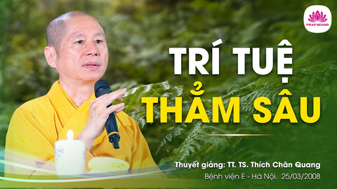 Trí tuệ thẳm sâu- TS. TT. Thích Chân Quang