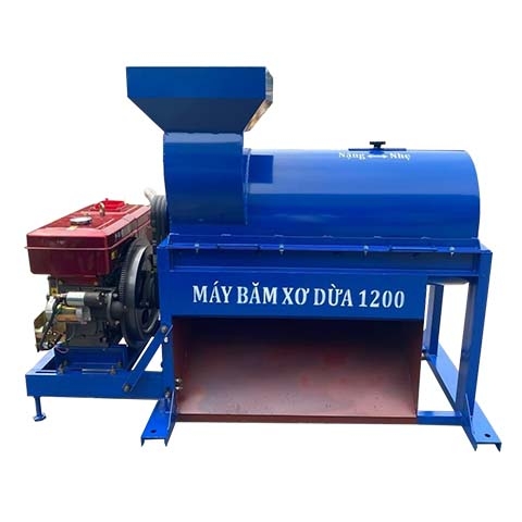 Máy Băm Xơ Dừa B1200 Đầu Nổ