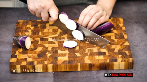 thớt, thớt gỗ, thớt teak, thớt gỗ teak, thớt gỗ teak HTX DAO PHÚC SEN, thớt nghiến