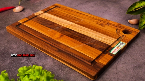 thớt, thớt gỗ, thớt teak, thớt gỗ teak, thớt gỗ teak HTX DAO PHÚC SEN, thớt nghiến