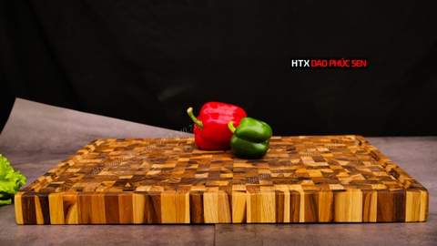 thớt, thớt gỗ, thớt teak, thớt gỗ teak, thớt gỗ teak HTX DAO PHÚC SEN, thớt nghiến