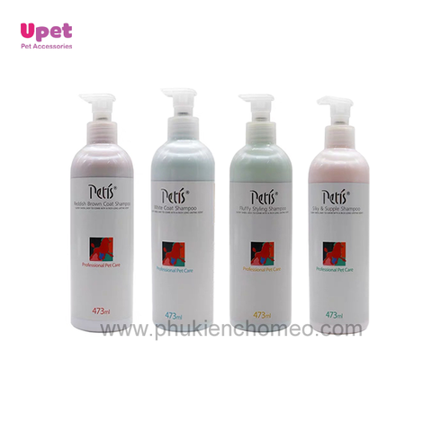 PETIS ( 7865) Dầu gội cho thú cưng lông nâu đỏ 473 ml