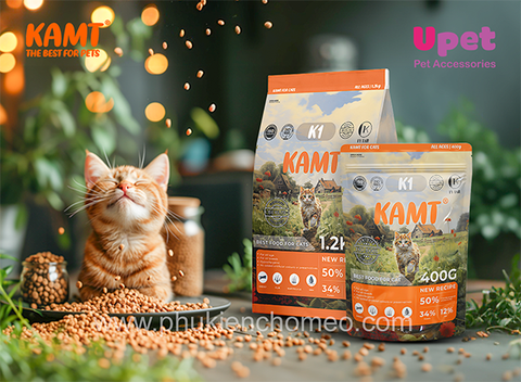 Thức ăn hạt KAMT K1 - 1.2kg cho mèo mọi lứa tuổi