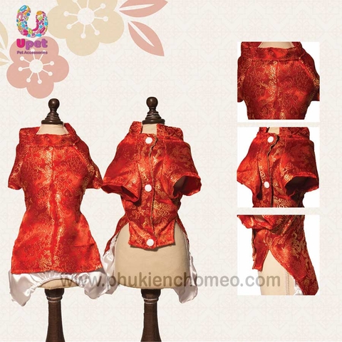 Áo tết 2019 vải lanh