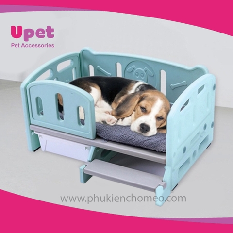 Giường nằm bằng nhựa dành cho chó mèo thú cưng thiết kế đẹp mắt chắc chắn, kích thước 80.5*60.6*41.3cm
