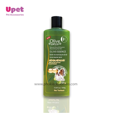 Sữa Tắm Olive 450ml Giúp Trắng Lông Tự Nhiên Cho Chó Mèo