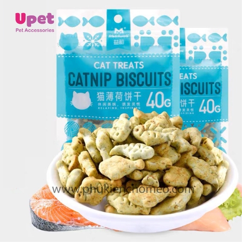 Bánh Thưởng Cho Mèo Catnip Biscuit 40g