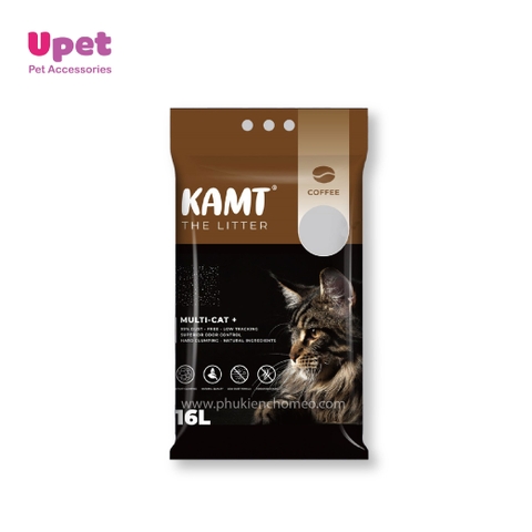 Cát đất sét KAMT cho mèo - Vị Chanh & Cafe (16L)