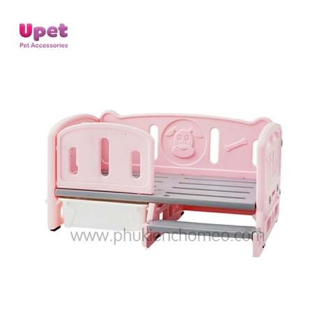 Giường nằm bằng nhựa dành cho chó mèo thú cưng thiết kế đẹp mắt chắc chắn, kích thước 80.5*60.6*41.3cm