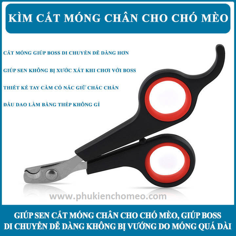 Kìm, Kéo Cắt Móng Cho Chó Mèo Không Hộp Cho Chó Mèo Nhỏ