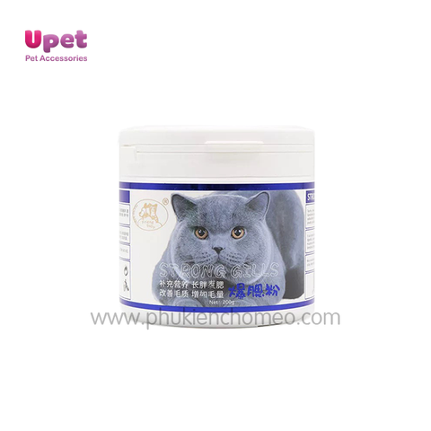 Bột tăng nọng cằm cho mèo Strong Gills 200g