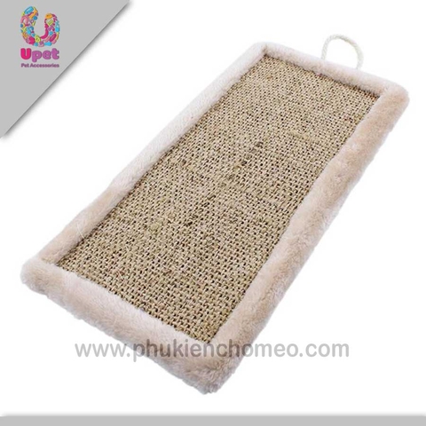 Bàn cào móng viền xanh đỏ cho mèo