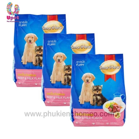 Thức ăn Smartheart Puppy Dry Dinh dưỡng vàng cho chó con