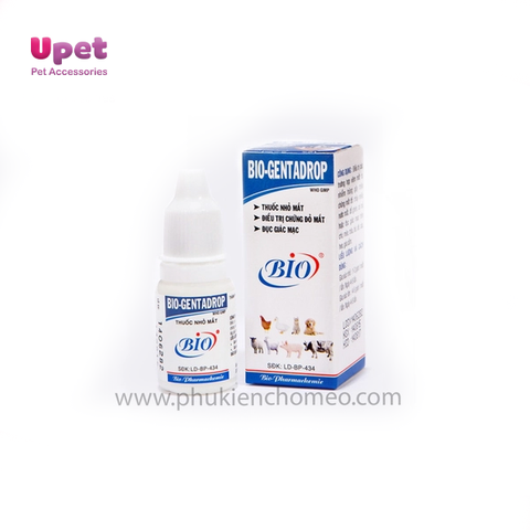 Thuốc nhỏ mắt cho Chó Mèo Bio-Gentadrop