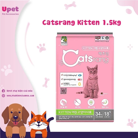 Thức Ăn Hạt Cho Mèo catsrang hàn kitten