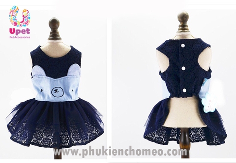 Đầm gấu ren - Hồng, Xanh Đen 2020