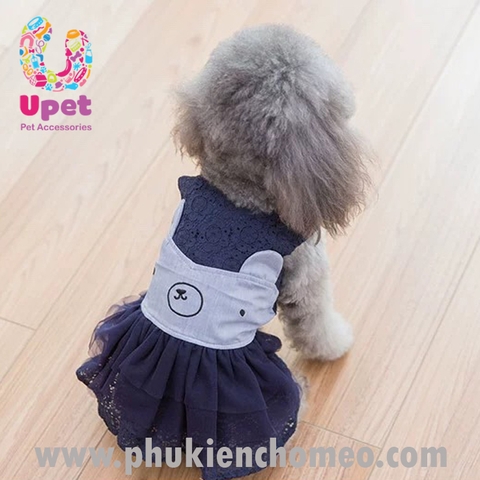 Đầm gấu ren - Hồng, Xanh Đen 2020