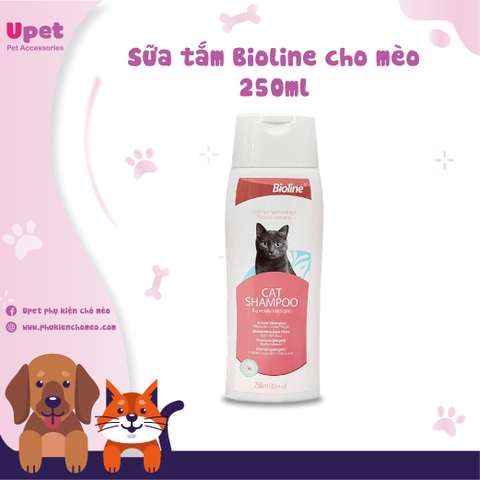 Sữa tắm Bioline cho mèo 250ml