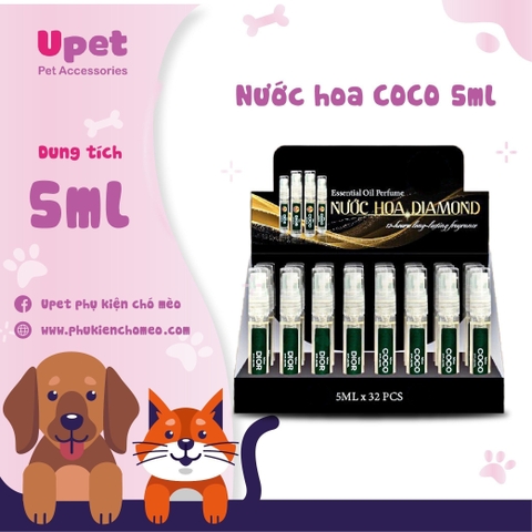 Nước hoa COCO 5ml cho chó mèo