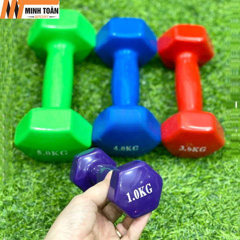 Tạ tay cao su lục giác XD02