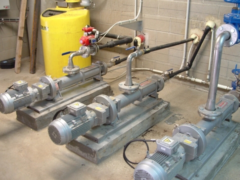 Bơm trục vít và ứng dụng với ngành xử lý nước thải