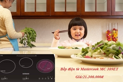 Bếp điện từ Mastercook MC 389ET: nét đẹp đầy bí ẩn
