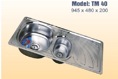 Chậu rửa bát Tân Mỹ TM  40 giảm giá khủng