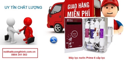 Đại lý chính hãng máy lọc nước Prime 6 cấp lọc tại Hà Nội