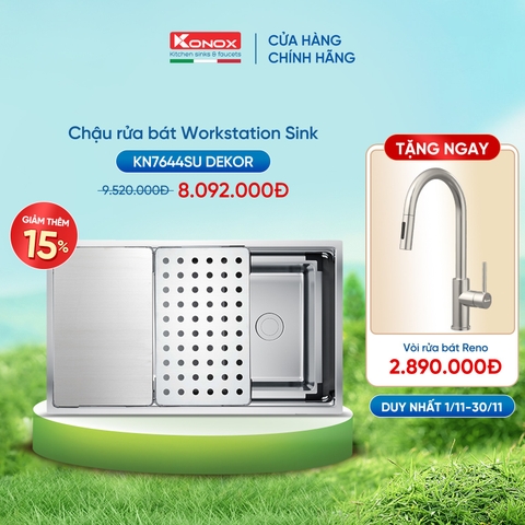 Chậu rửa bát Konox KN7644SU Dekor