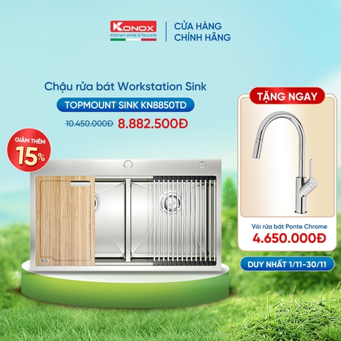 Chậu rửa bát Konox KN8850TD